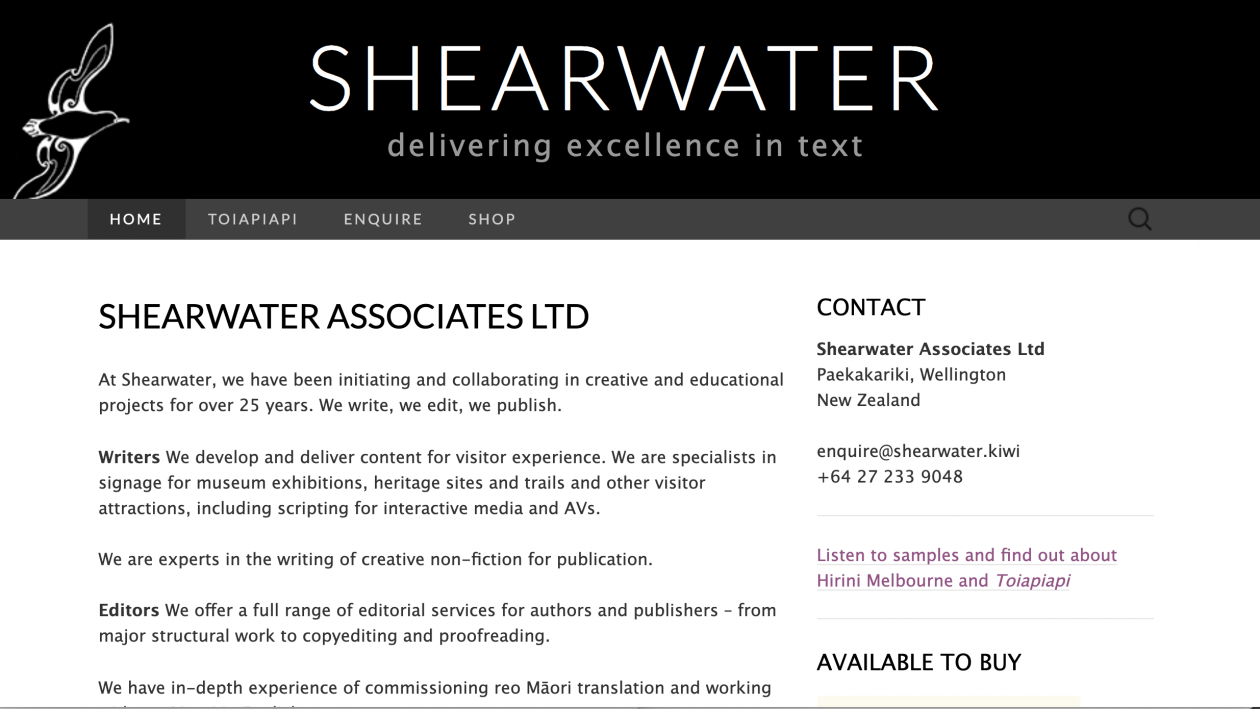 Website: Shearwater Associates